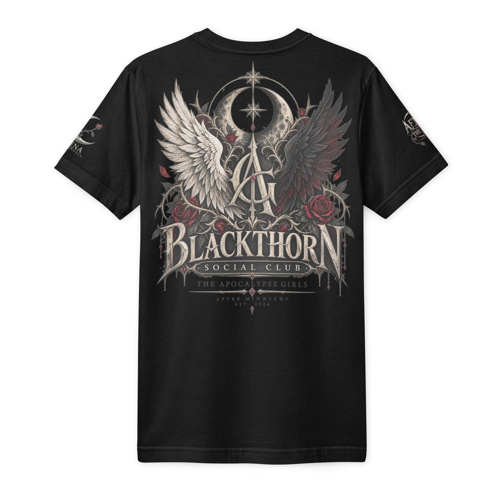 The Apocalypse Girls – Luna After the End Fine Jersey Tee - Image 2