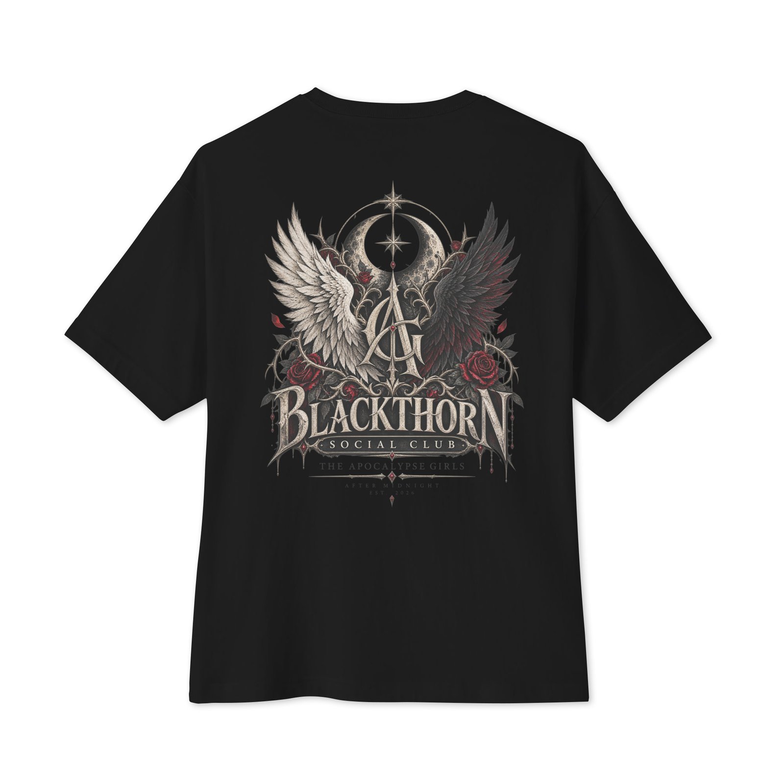 Raven After the End Oversized Tee - Image 2