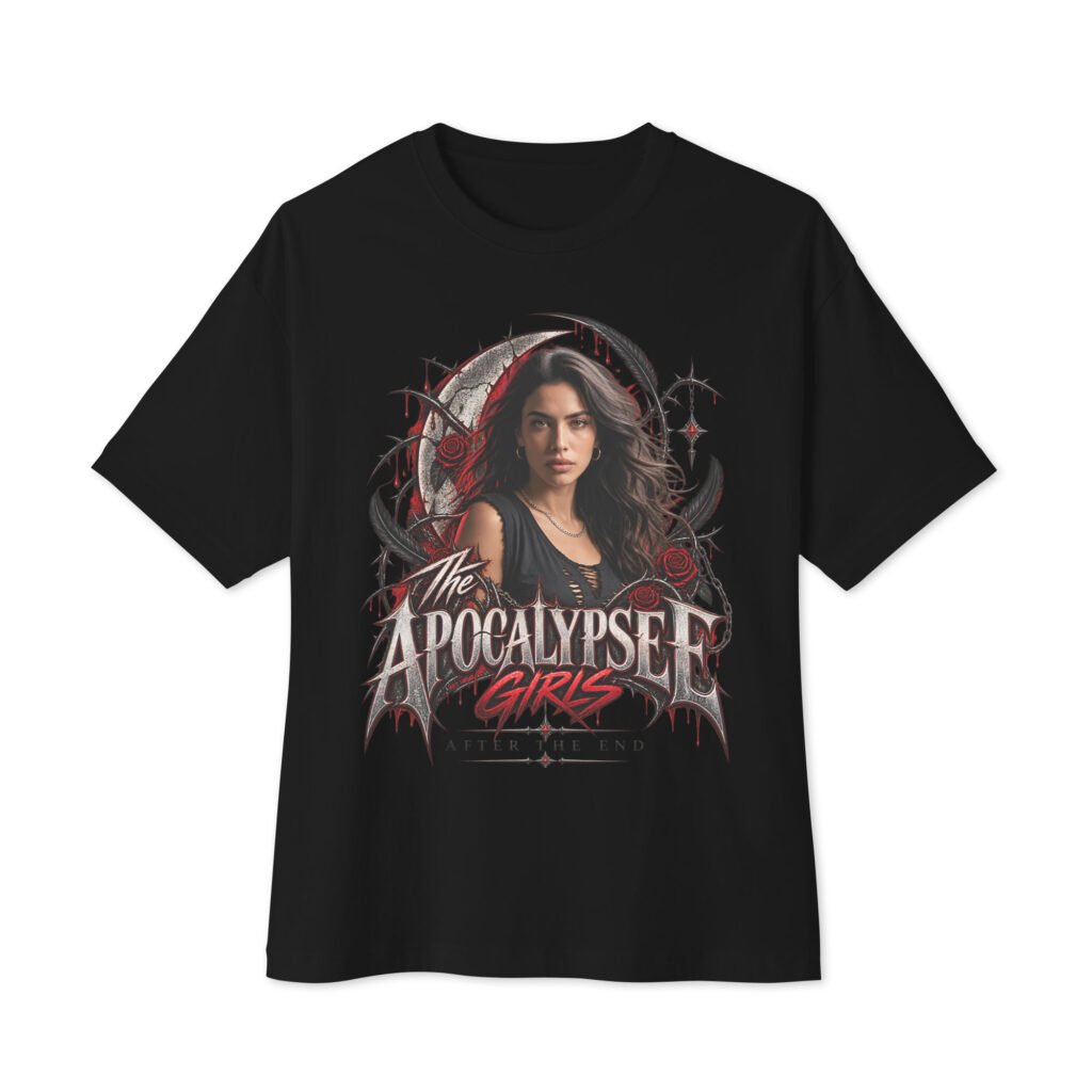 Raven After the End Oversized Tee